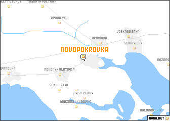 map of Novopokrovka