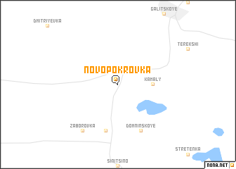 map of Novopokrovka