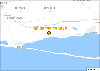 map of Novorossiyskoye