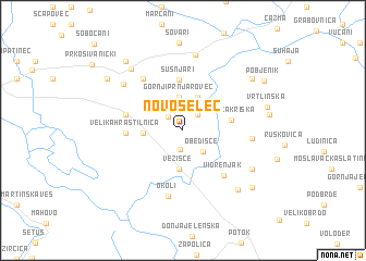 map of Novoselec