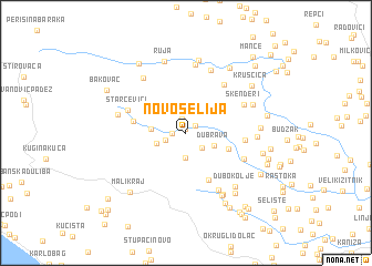 map of Novoselija