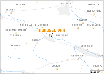 map of Novoselivka