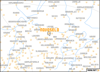 map of Novo Selo