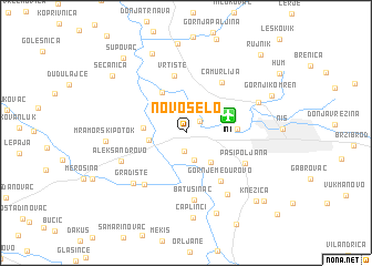 map of Novo Selo