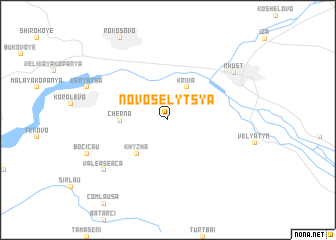 map of Novoselytsya