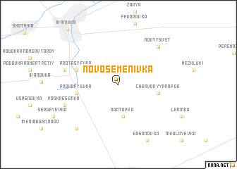 map of Novosemenivka