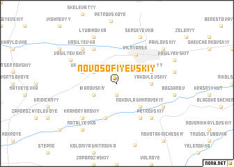 map of Novo-Sofiyevskiy