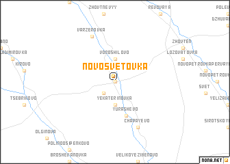 map of Novosvetovka