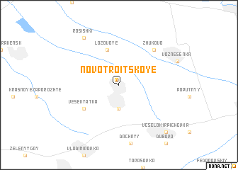 map of Novo-Troitskoye