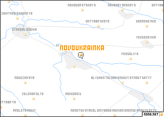 map of Novo-Ukrainka