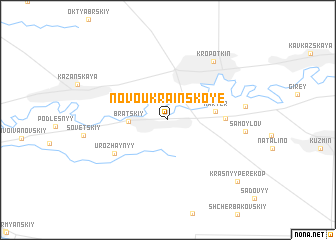 map of Novoukrainskoye