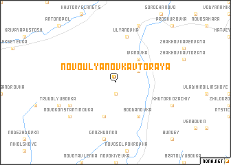 map of Novo-Ulʼyanovka Vtoraya