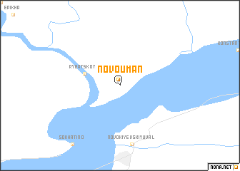 map of Novouman\