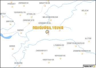 map of Novovasilʼyevka