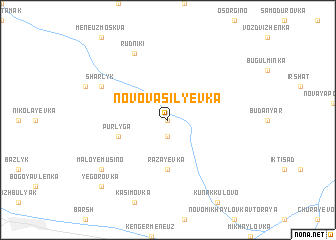 map of Novovasil\