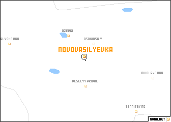 map of Novovasil\