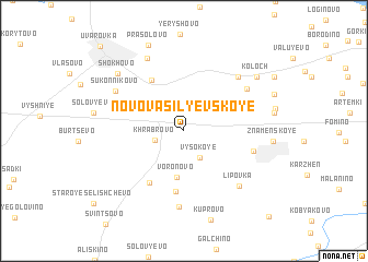 map of Novo-Vasil\