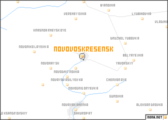 map of Novo-Voskresensk
