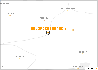 map of Novovoznesenskiy