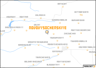 map of Novo-Vysochenskiye