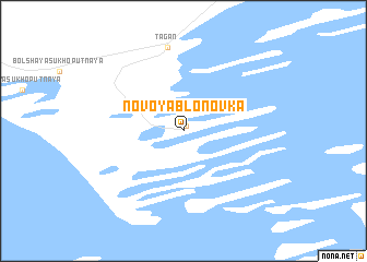 map of Novoyablonovka