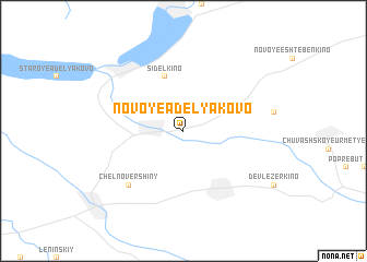 map of Novoye Adelyakovo