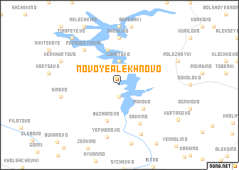 map of Novoye Alëkhnovo