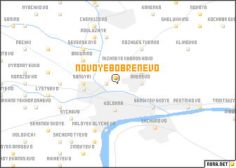 map of Novoye Bobrenevo