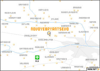 map of Novoye Bryantsevo