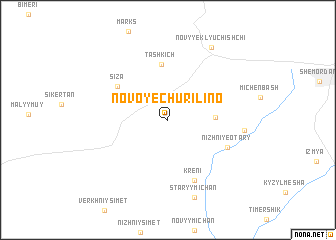 map of Novoye Churilino