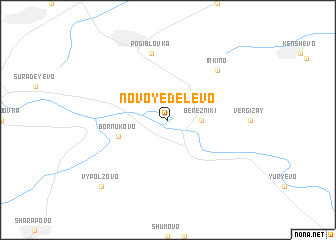 map of Novoyedelëvo