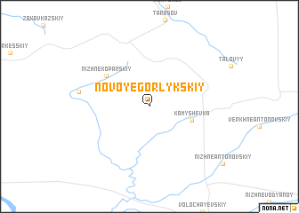 map of Novoyegorlykskiy