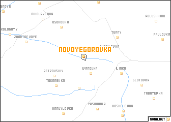 map of Novoyegorovka