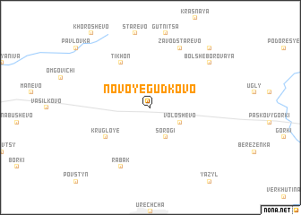 map of Novoye Gudkovo