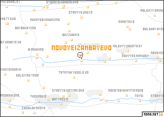 map of Novoye Izambayevo