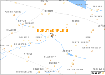 map of Novoye Kaplino