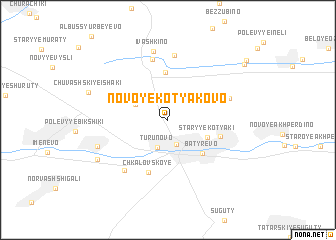map of Novoye Kotyakovo