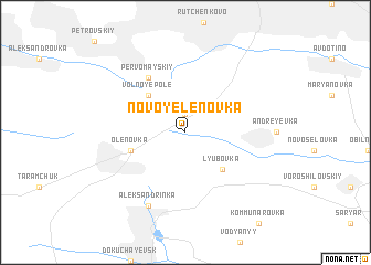 map of Novo-Yelenovka