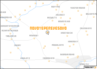 map of Novoye Perevesovo