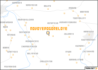 map of Novoye Pogoreloye