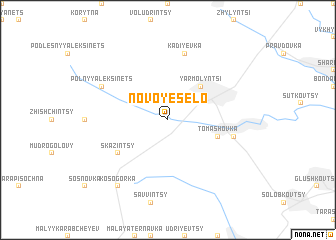 map of Novoye Sëlo
