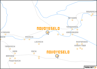 map of Novoye Selo