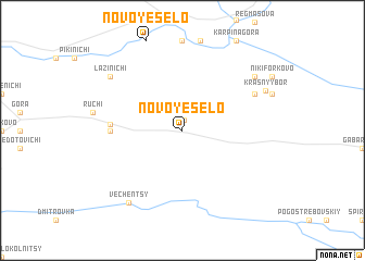 map of Novoye Selo