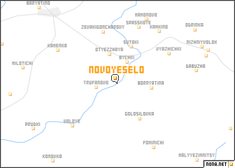 map of Novoye Selo