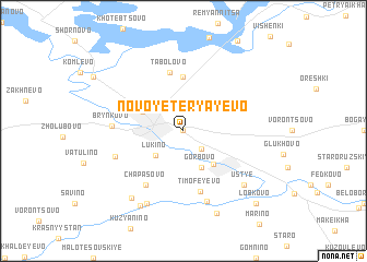 map of Novoye Teryayevo