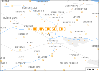 map of Novoye Veselëvo