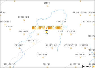 map of Novoye Yanchino