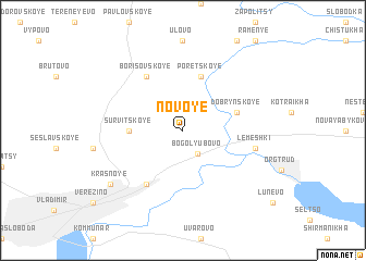 map of Novoye