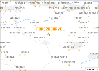 map of Novozagor\