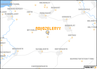 map of (( Novo-Zelënyy ))
